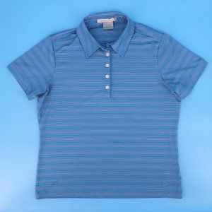 Nike Golf Blue Striped Polo